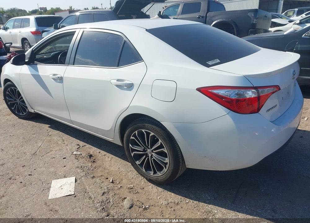 2015 TOYOTA COROLLA VIN: 2T1BURHE6FC326501