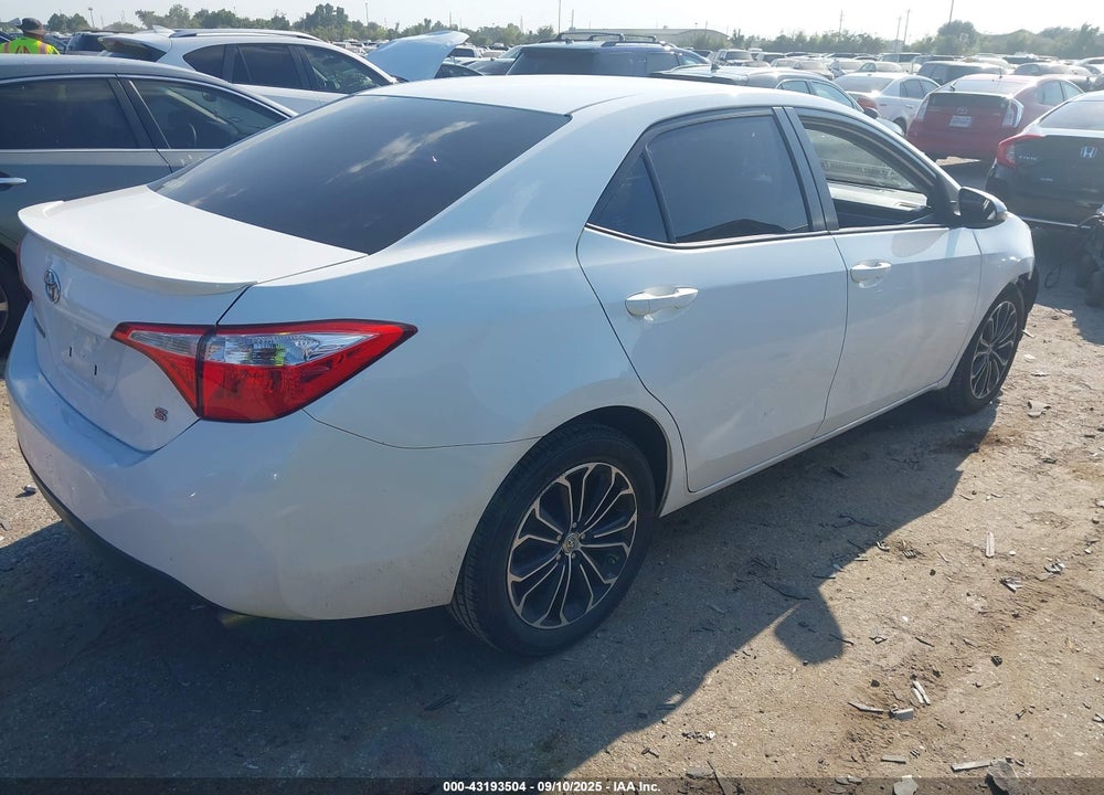 2015 TOYOTA COROLLA VIN: 2T1BURHE6FC326501