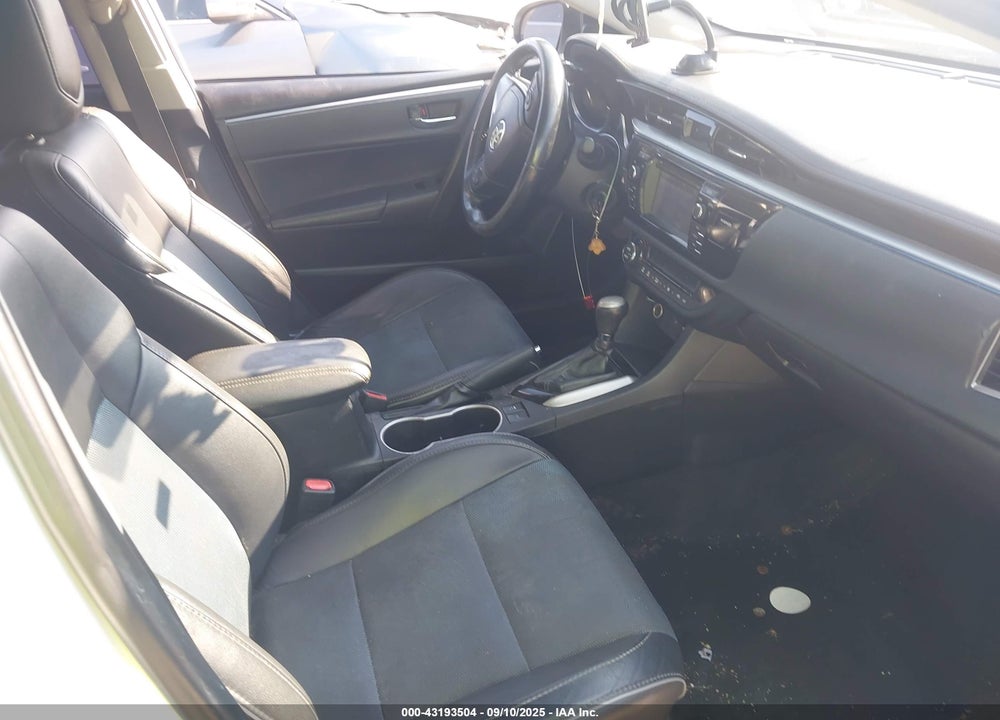 2015 TOYOTA COROLLA VIN: 2T1BURHE6FC326501