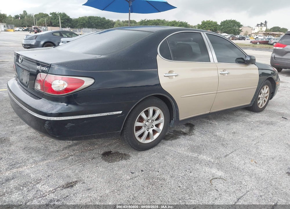 2004 LEXUS ES 330 VIN: JTHBA30G940021728