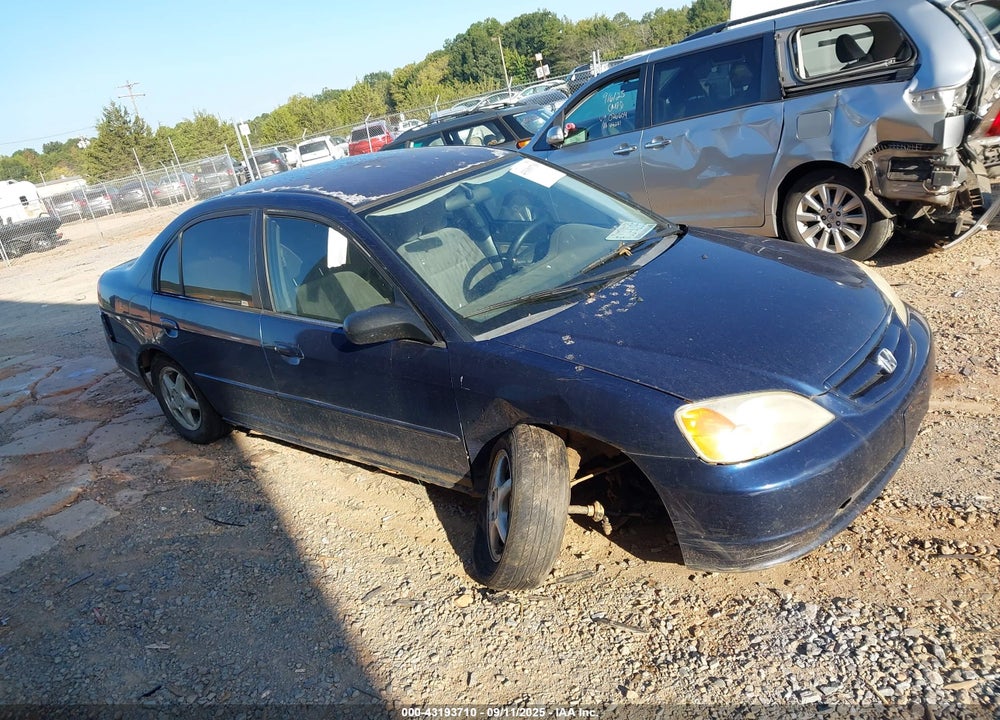 2003 HONDA CIVIC LX VIN: JHMES16593S001518
