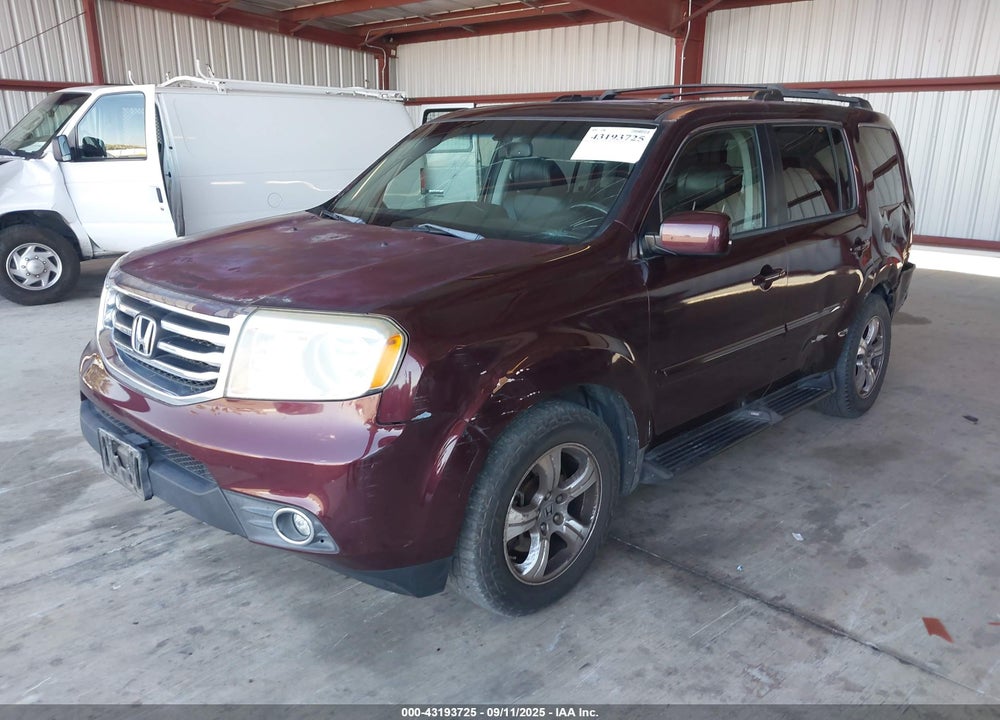 2012 HONDA PILOT VIN: 5FNYF4H54CB080742