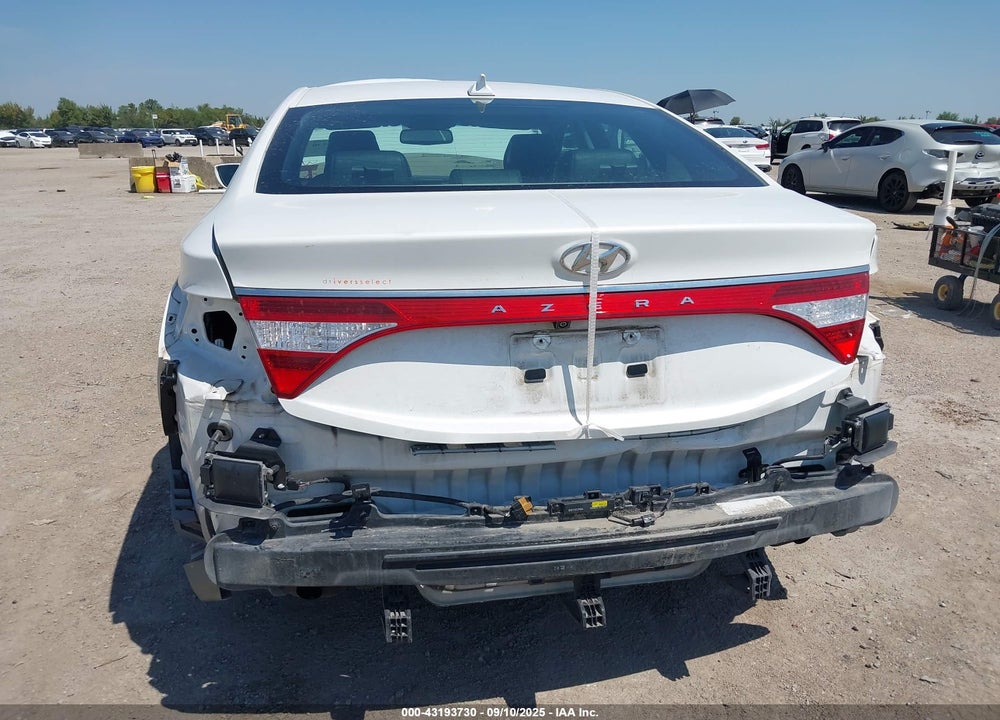 2016 HYUNDAI AZERA VIN: KMHFG4JG6GA568925