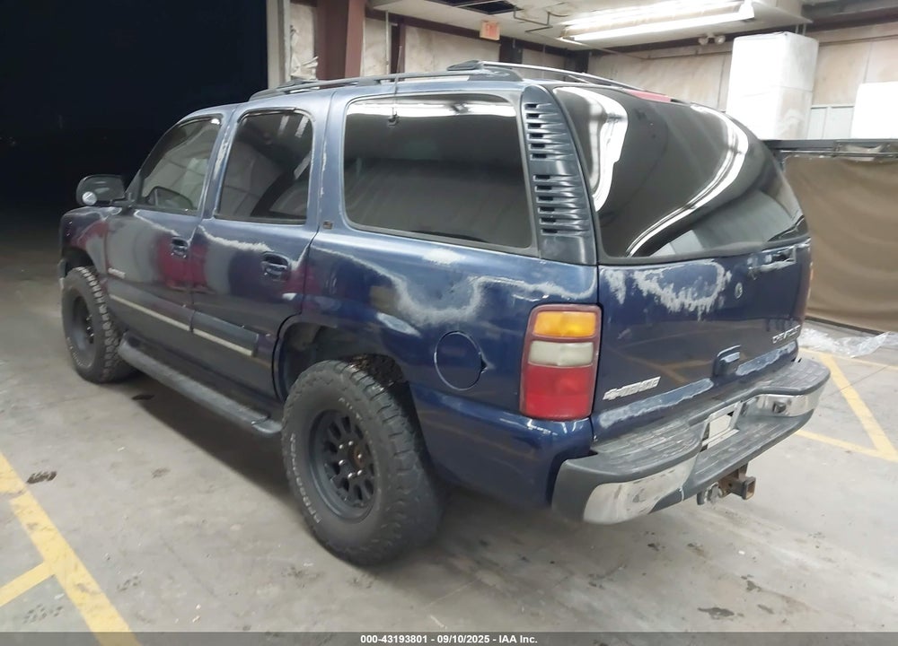 2001 CHEVROLET TAHOE LT VIN: 1GNEK13TX1J314804