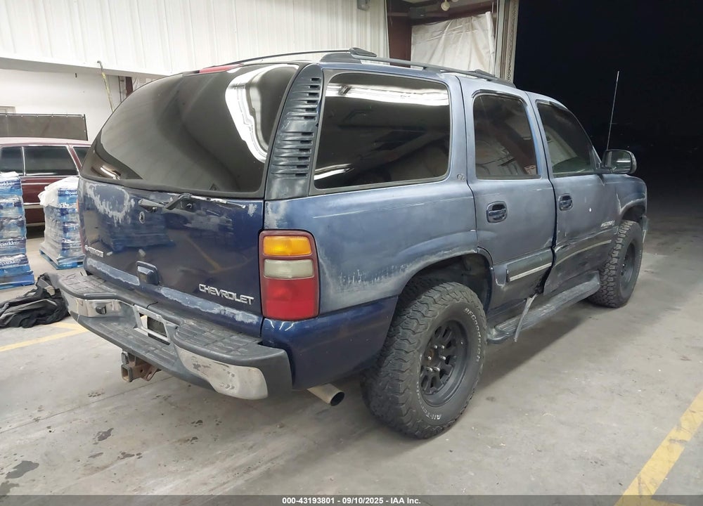 2001 CHEVROLET TAHOE LT VIN: 1GNEK13TX1J314804