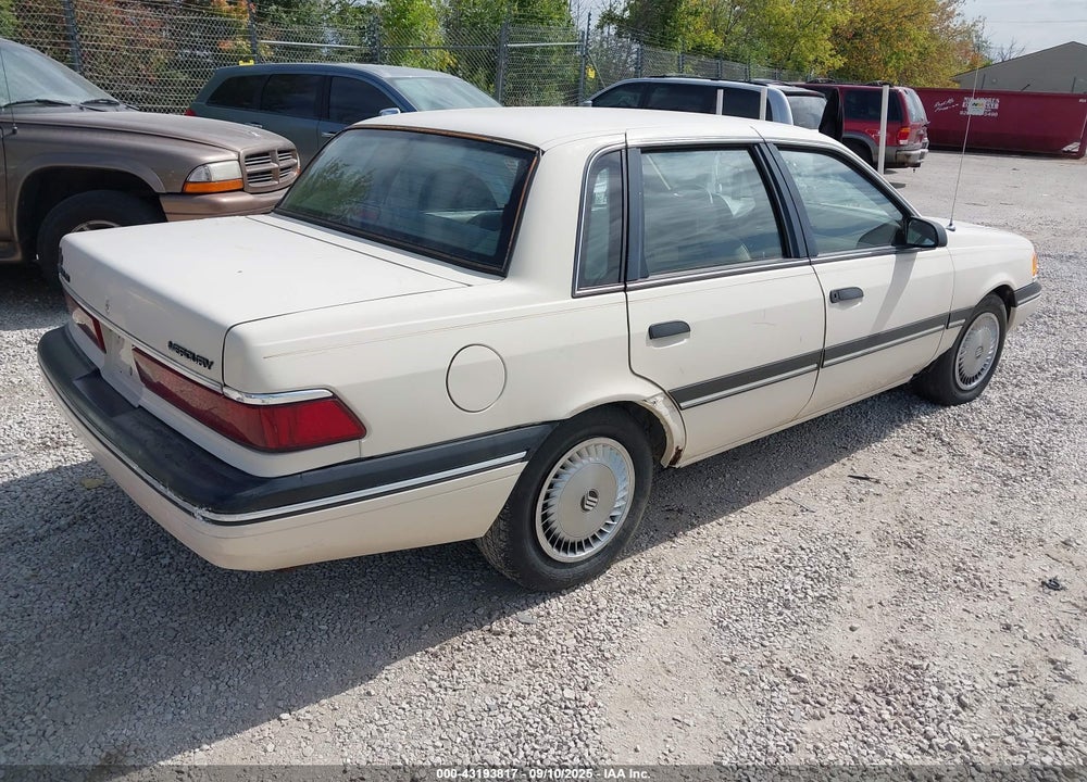 1990 MERCURY TOPAZ GS VIN: 2MEPM36X4LB617749