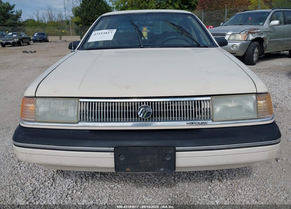 1990 MERCURY TOPAZ GS VIN: 2MEPM36X4LB617749