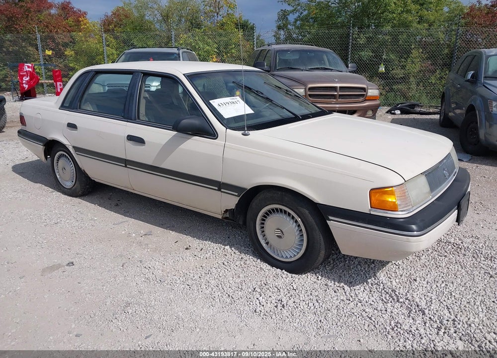1990 MERCURY TOPAZ GS VIN: 2MEPM36X4LB617749