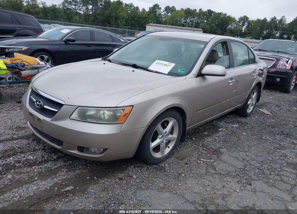 2007 HYUNDAI SONATA LIMITED/SE V6 VIN: 5NPEU46F87H206144