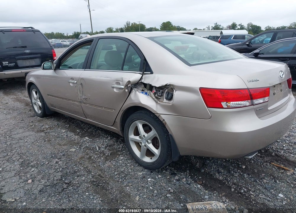 2007 HYUNDAI SONATA LIMITED/SE V6 VIN: 5NPEU46F87H206144