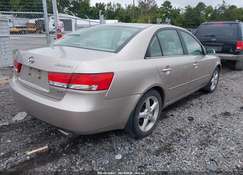 2007 HYUNDAI SONATA LIMITED/SE V6 VIN: 5NPEU46F87H206144