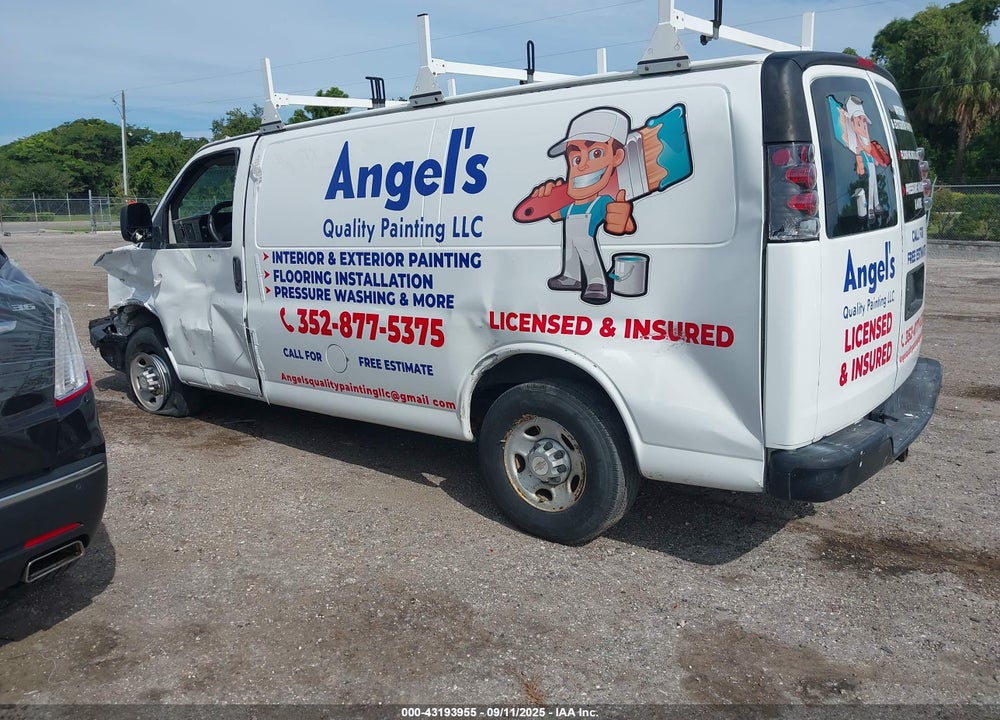 2011 CHEVROLET EXPRESS 2500 WORK VAN VIN: 1GCWGFFA9B1113855