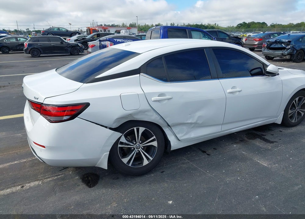 2022 NISSAN SENTRA VIN: 3N1AB8CV6NY209957