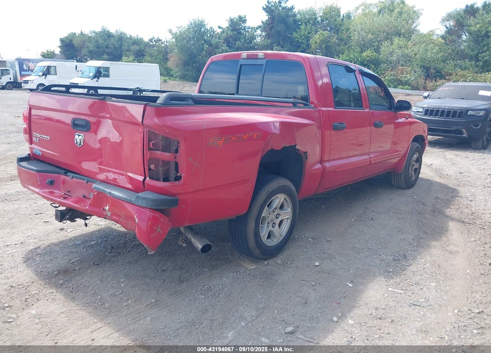 2006 DODGE DAKOTA SLT VIN: 1D7HE48K56S572248