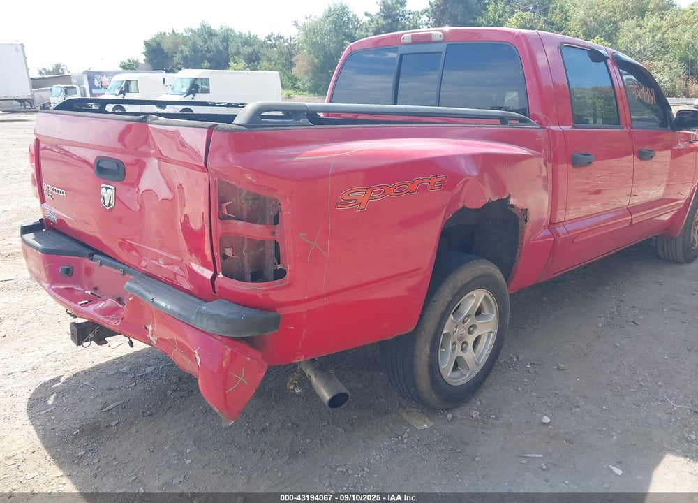 2006 DODGE DAKOTA SLT VIN: 1D7HE48K56S572248