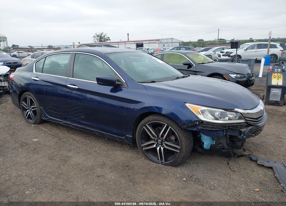 2016 HONDA ACCORD SPORT VIN: 1HGCR2F59GA192297