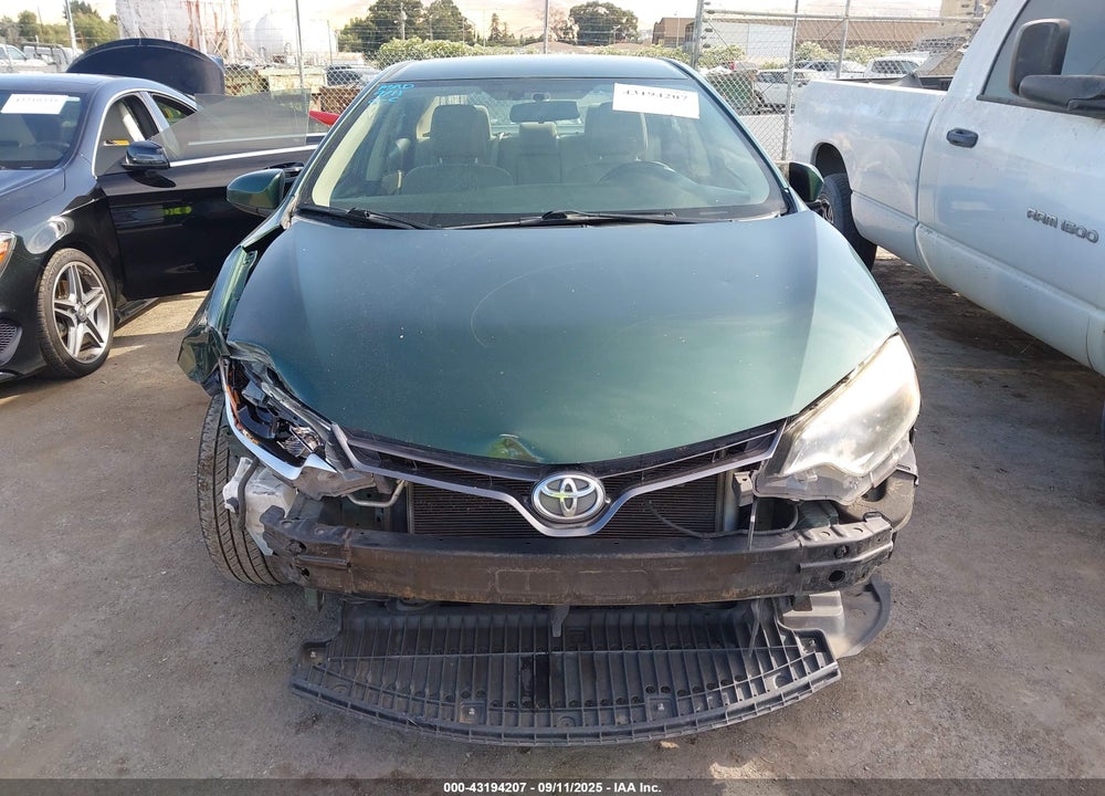 2015 TOYOTA COROLLA VIN: 2T1BURHE8FC420038