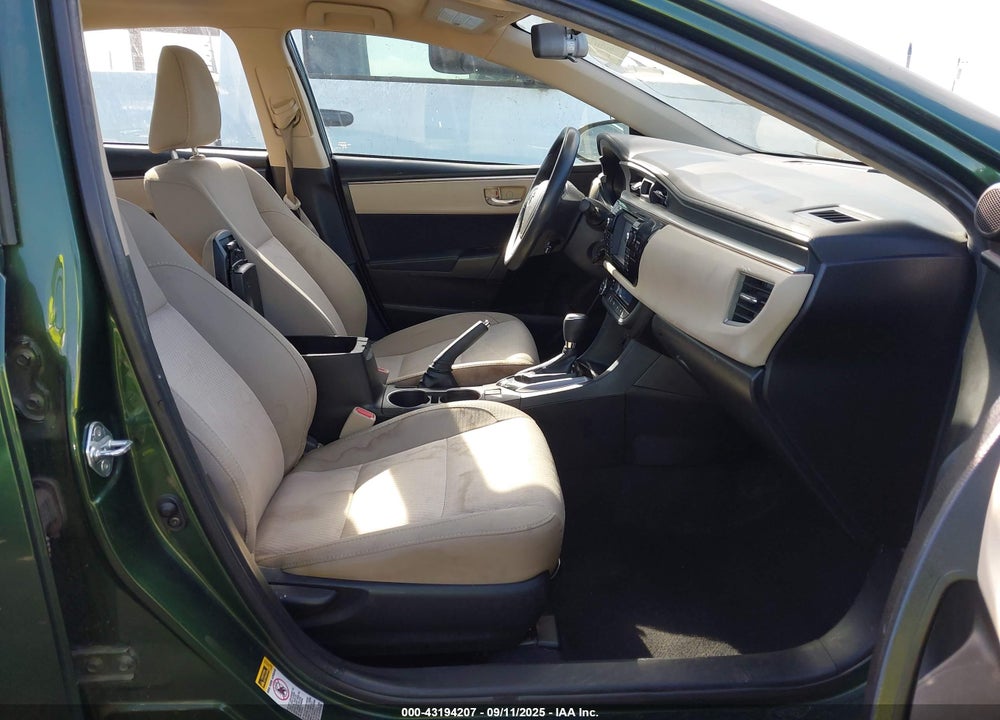 2015 TOYOTA COROLLA VIN: 2T1BURHE8FC420038