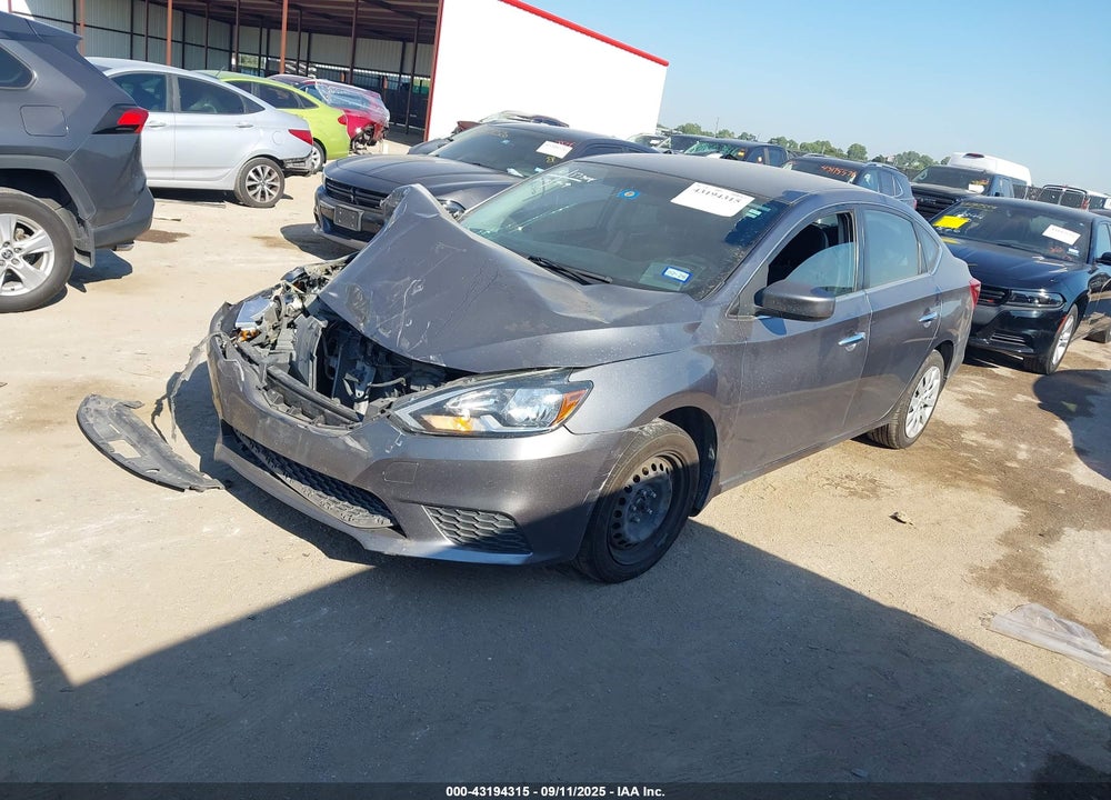 2016 NISSAN SENTRA VIN: 3N1AB7APXGY293038
