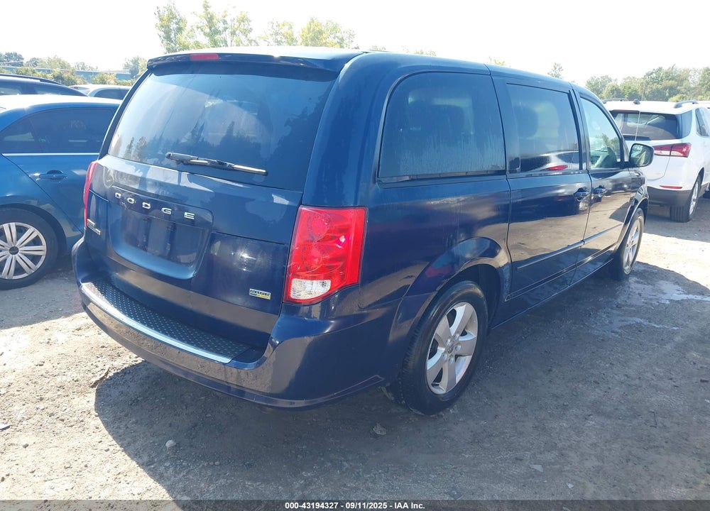 2013 DODGE GRAND CARAVAN SE VIN: 2C4RDGBG7DR763031