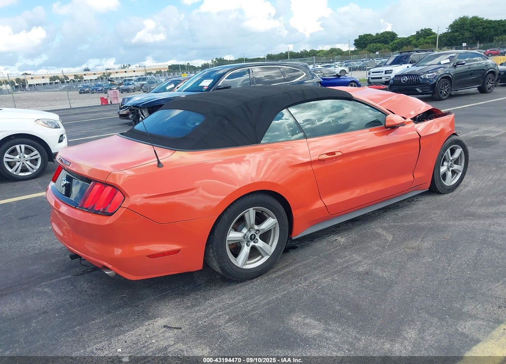 2015 FORD MUSTANG V6 VIN: 1FATP8EM2F5402803