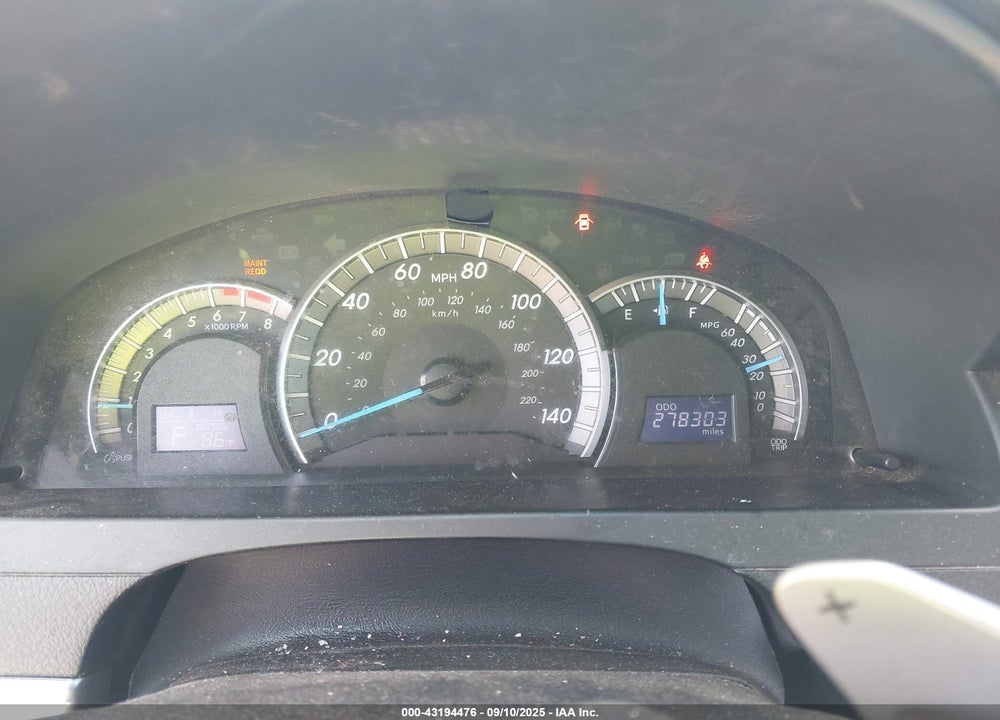 2013 TOYOTA CAMRY SE VIN: 4T1BF1FK5DU243531