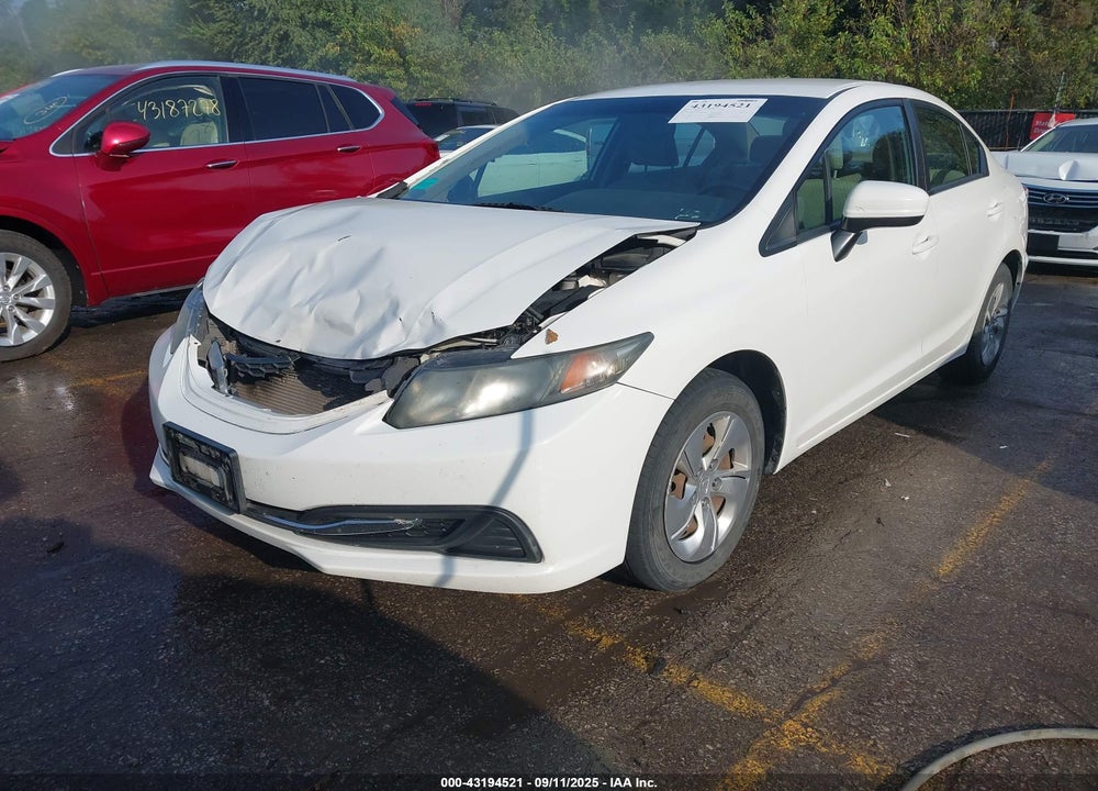 2014 HONDA CIVIC VIN: 2HGFB2F55EH543822