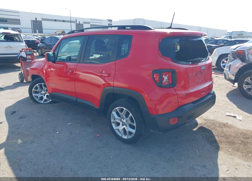 2018 JEEP RENEGADE LATITUDE FWD VIN: ZACCJABB2JPJ34337