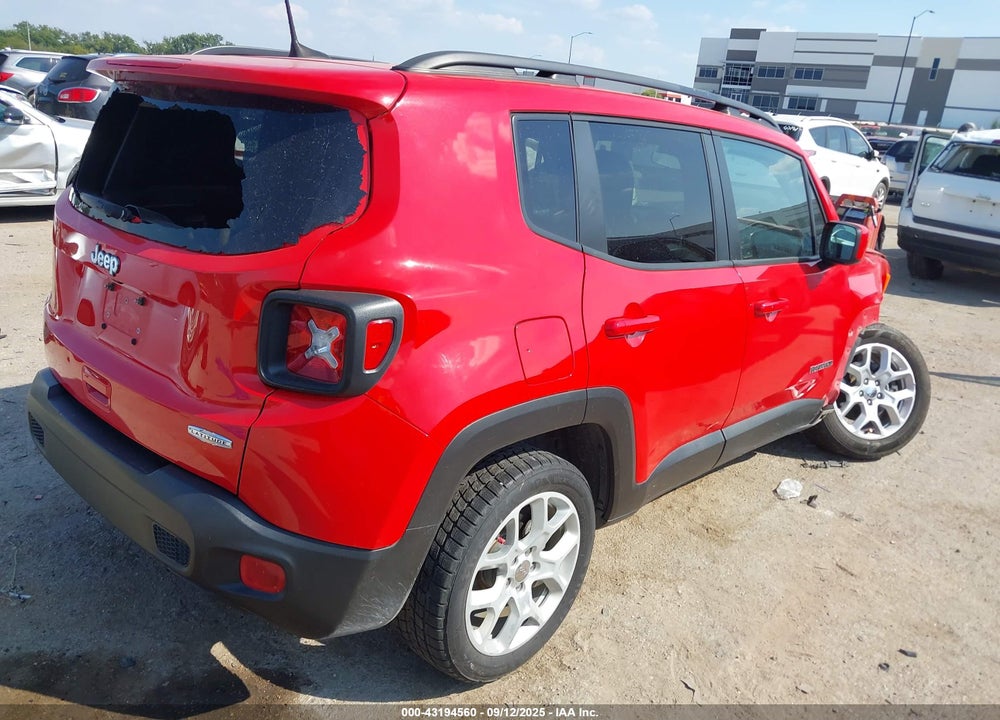 2018 JEEP RENEGADE LATITUDE FWD VIN: ZACCJABB2JPJ34337