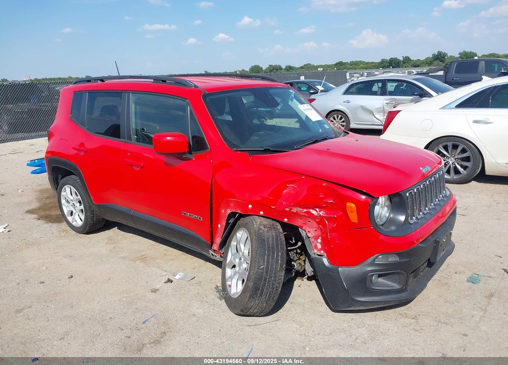 2018 JEEP RENEGADE LATITUDE FWD VIN: ZACCJABB2JPJ34337