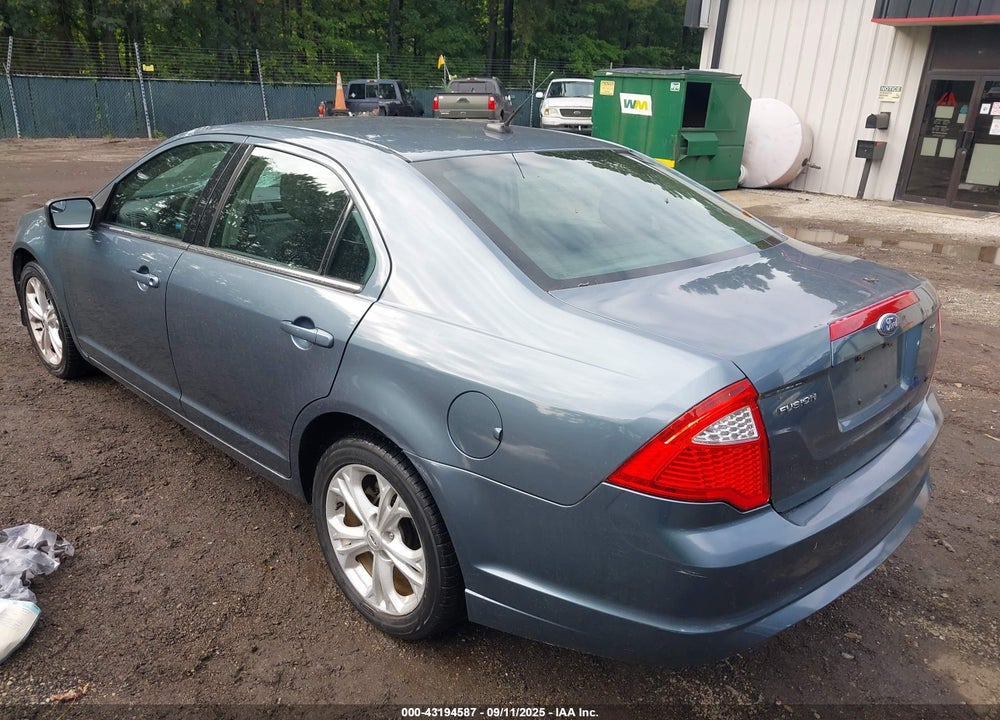 2012 FORD FUSION SE VIN: 3FAHP0HA6CR136364