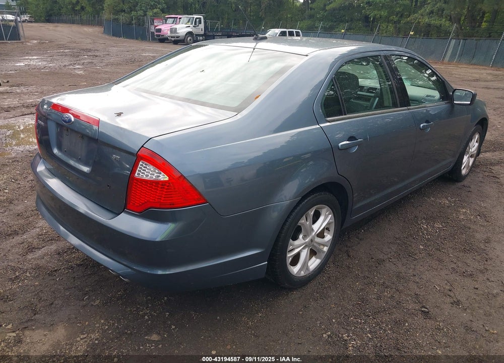 2012 FORD FUSION SE VIN: 3FAHP0HA6CR136364