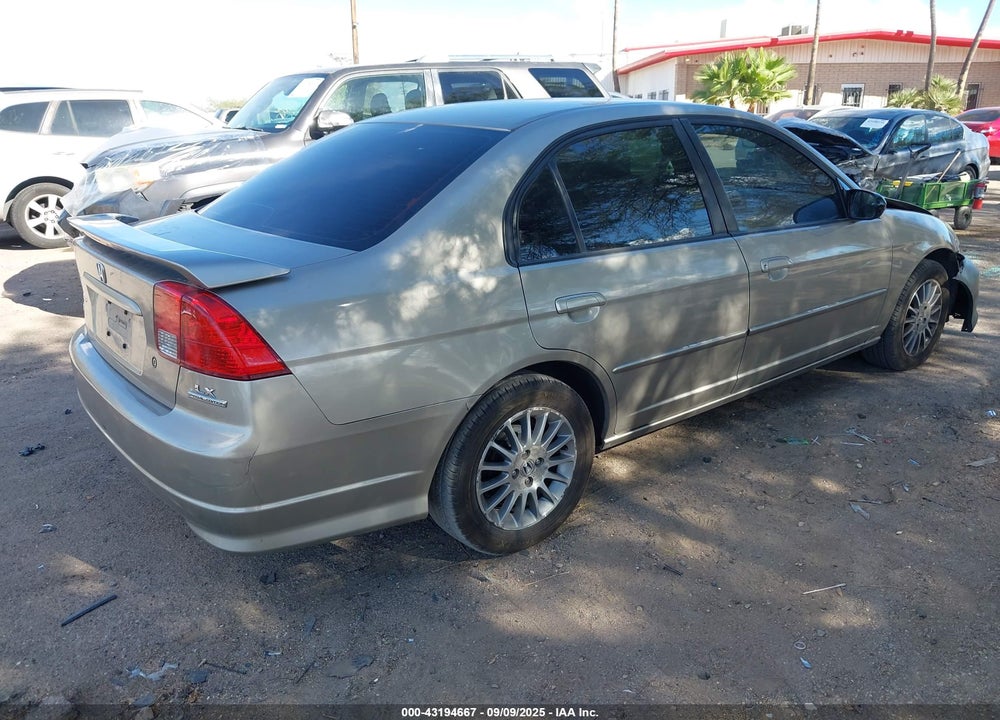 2005 HONDA CIVIC LX VIN: 2HGES16585H561110
