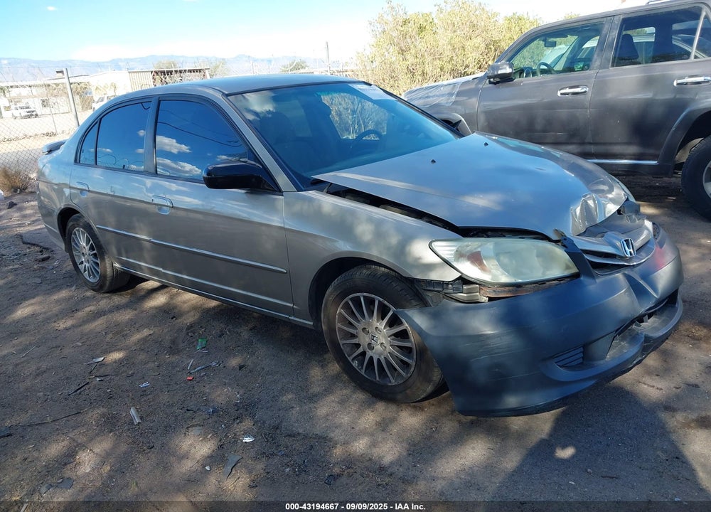 2005 HONDA CIVIC LX VIN: 2HGES16585H561110