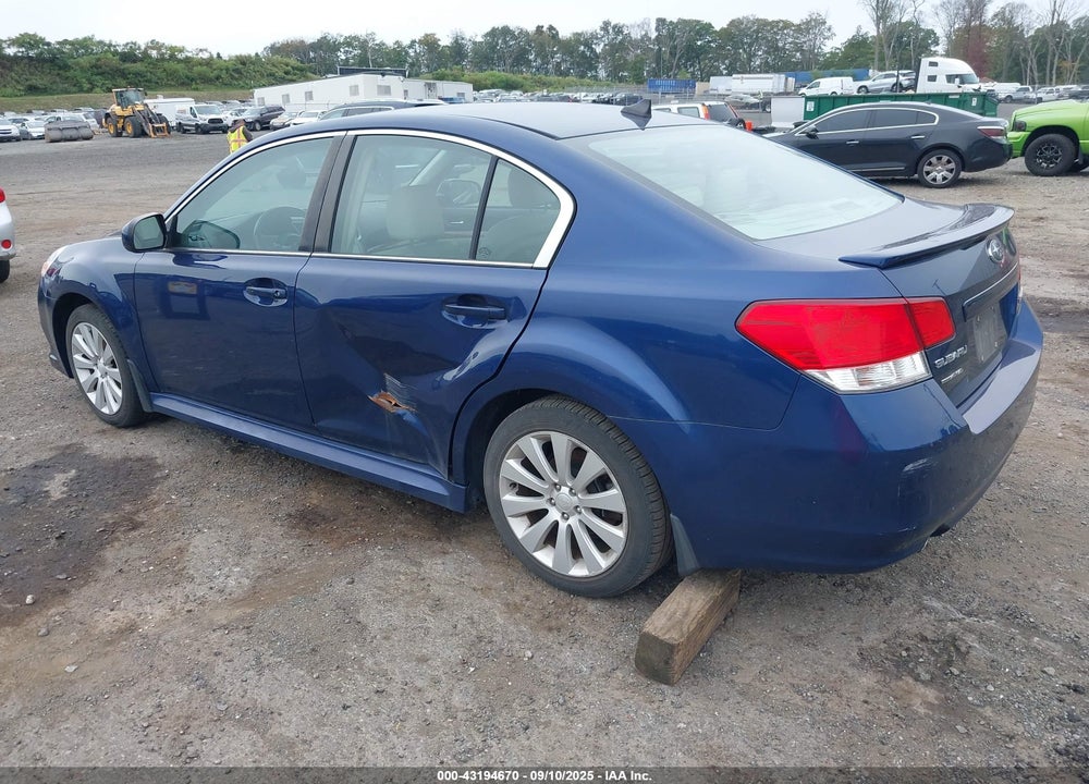 2011 SUBARU LEGACY VIN: 4S3BMBJ69B3213252