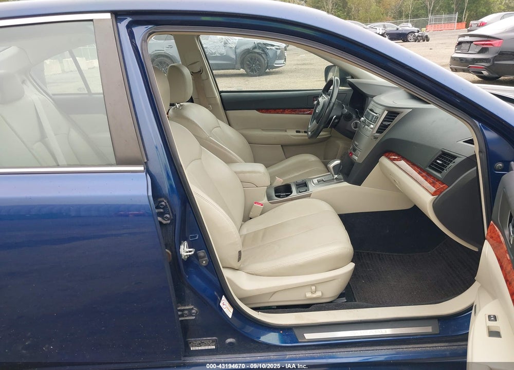 2011 SUBARU LEGACY VIN: 4S3BMBJ69B3213252