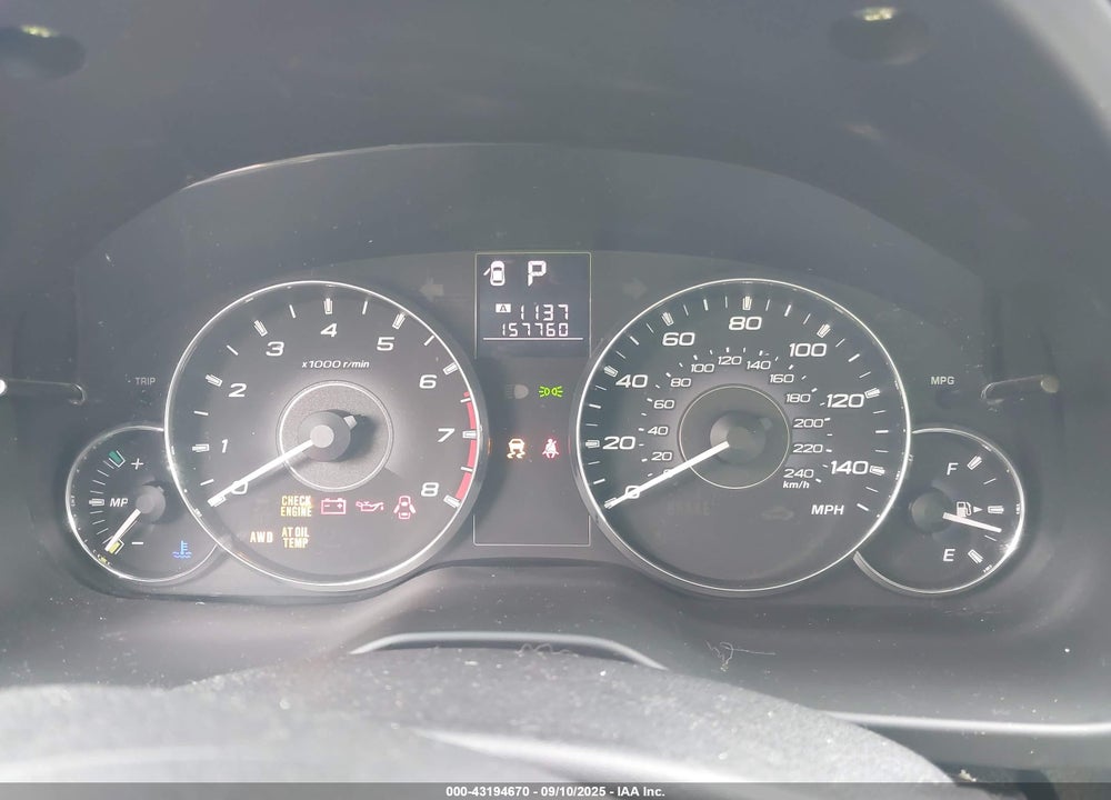 2011 SUBARU LEGACY VIN: 4S3BMBJ69B3213252