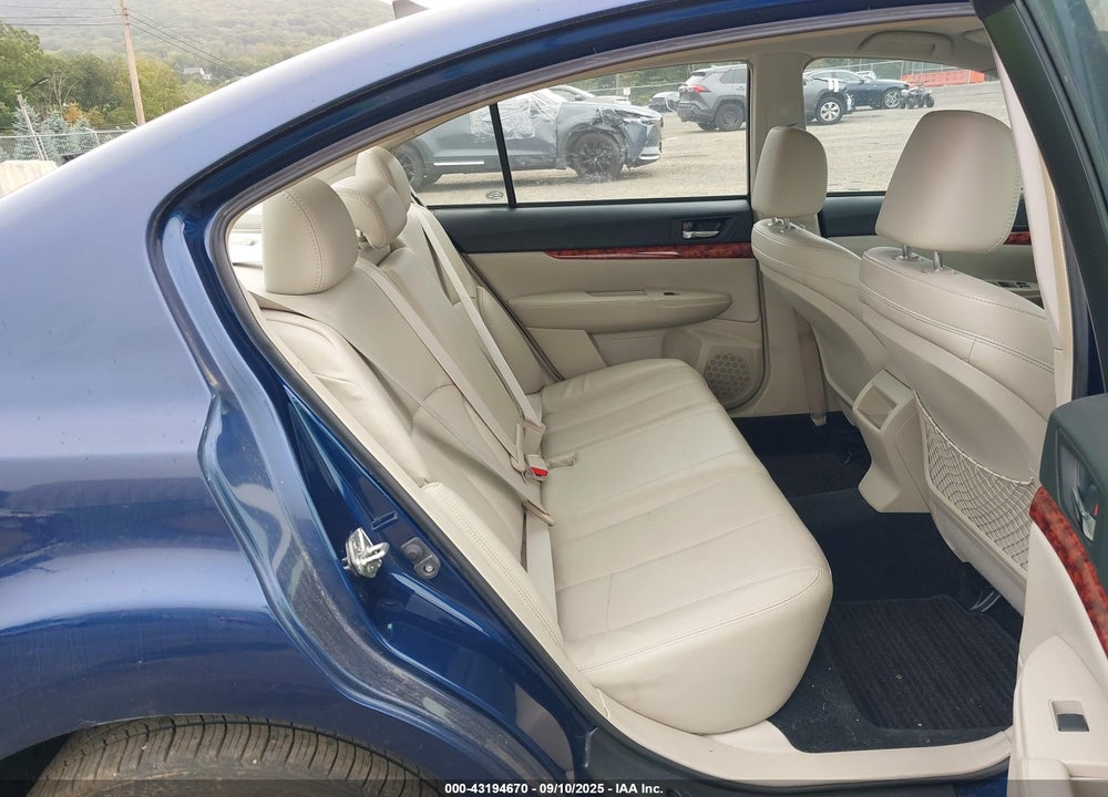 2011 SUBARU LEGACY VIN: 4S3BMBJ69B3213252