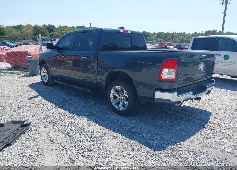 2019 RAM 1500 BIG HORN/LONE STAR 4X2 5'7 BOX VIN: 1C6RREFT8KN601052