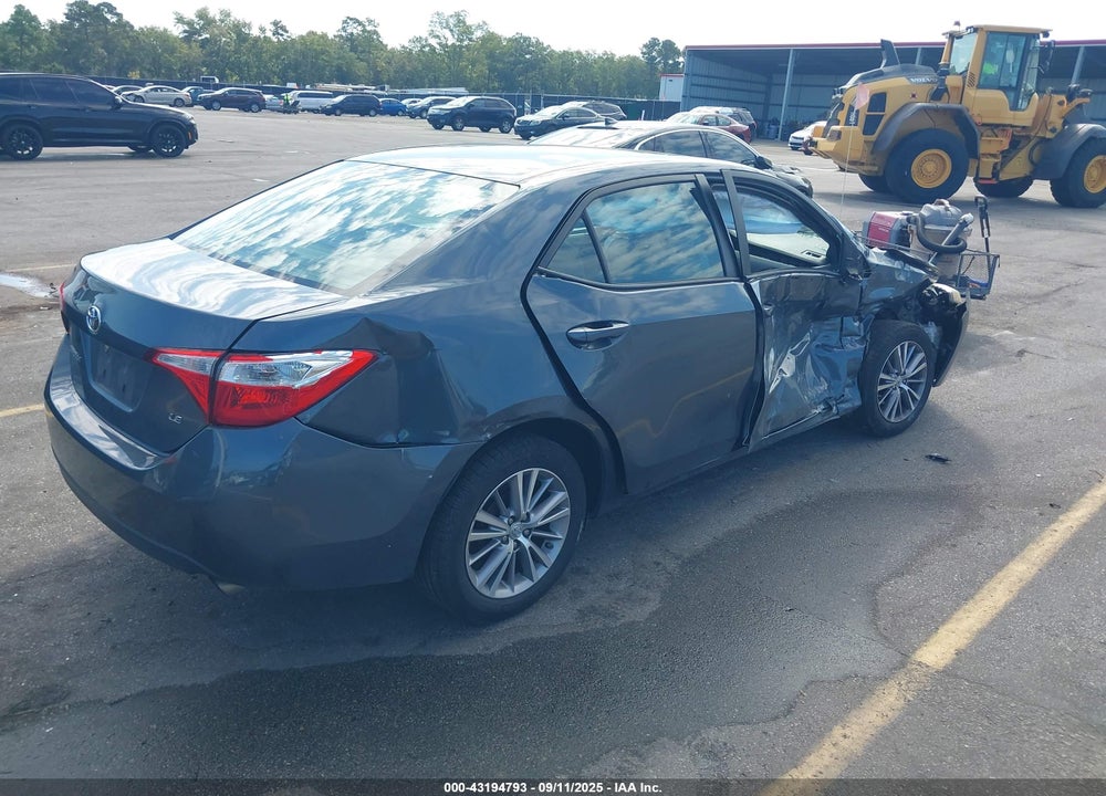 2015 TOYOTA COROLLA VIN: 2T1BURHE5FC230021
