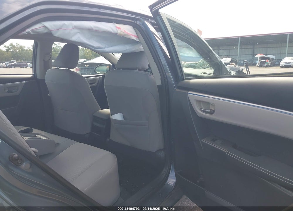 2015 TOYOTA COROLLA VIN: 2T1BURHE5FC230021