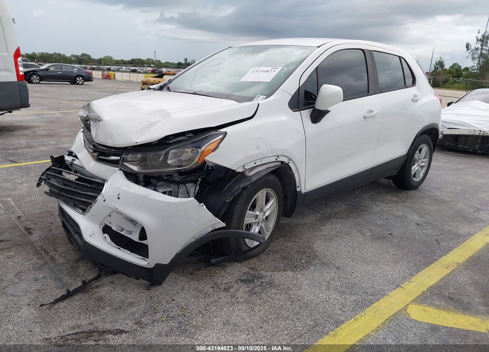 2020 CHEVROLET TRAX FWD LS VIN: 3GNCJKSB7LL333301
