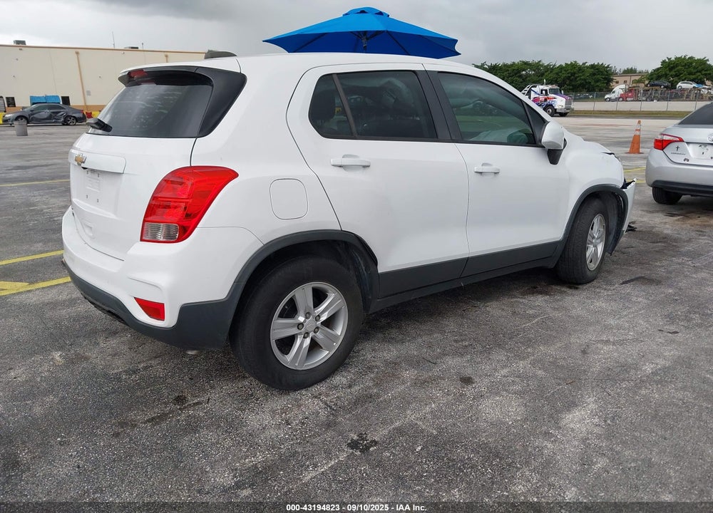 2020 CHEVROLET TRAX FWD LS VIN: 3GNCJKSB7LL333301