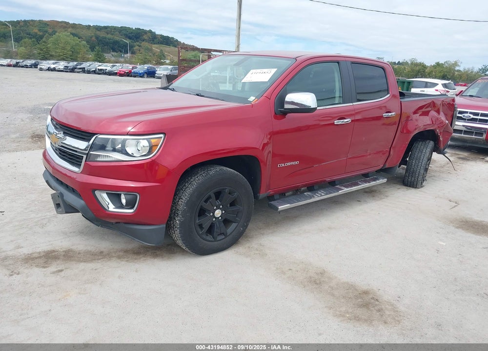 2016 CHEVROLET COLORADO VIN: 1GCGTCE31G1122896