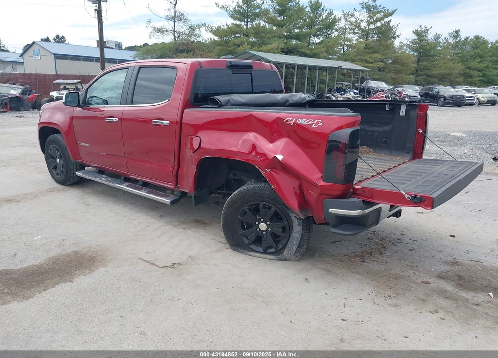 2016 CHEVROLET COLORADO VIN: 1GCGTCE31G1122896