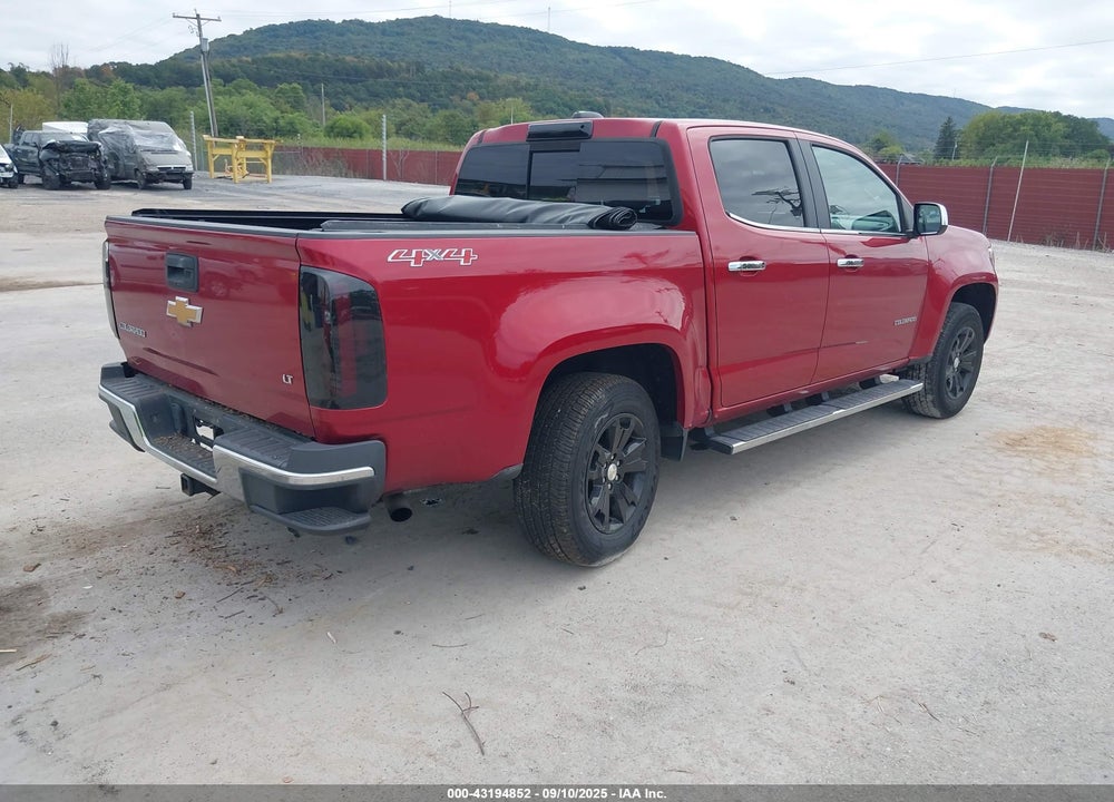2016 CHEVROLET COLORADO VIN: 1GCGTCE31G1122896