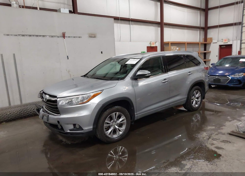 2015 TOYOTA HIGHLANDER VIN: 5TDJKRFH0FS158814