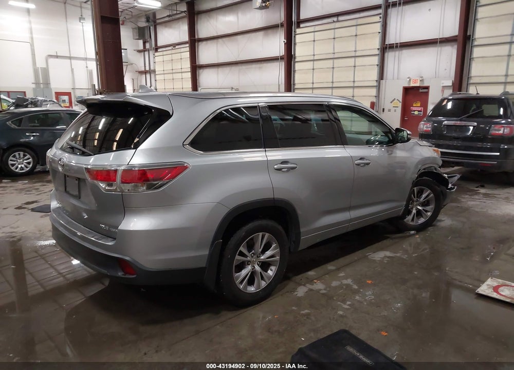 2015 TOYOTA HIGHLANDER VIN: 5TDJKRFH0FS158814