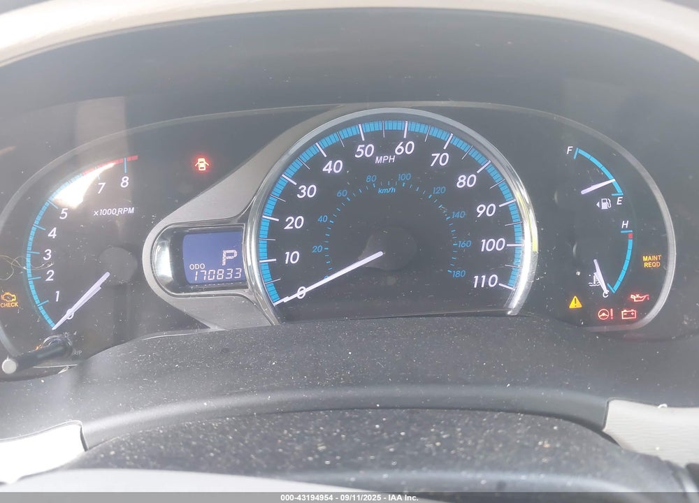 2011 TOYOTA SIENNA XLE VIN: 5TDDK3DC9BS003738