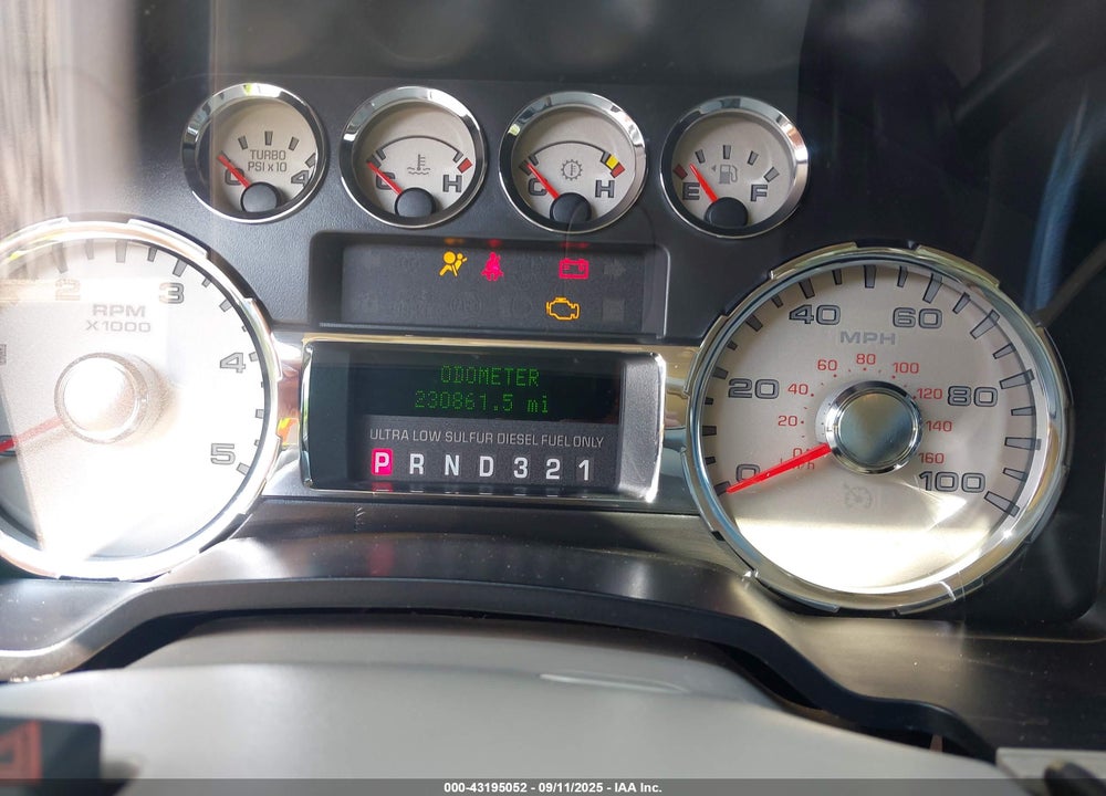 2008 FORD F-250 LARIAT VIN: 1FTSW21R38EC45101